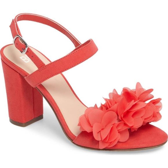 bp Shoes - BP Lula Coral Block Heel Sandal - Size 7
